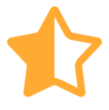Half star rating